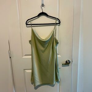urban outfitters satin mini dress